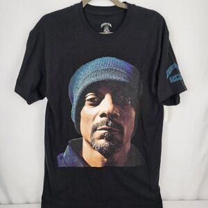 Journey Snoop Dog Mens Black T-shirt Size Medium Death Row Records‎